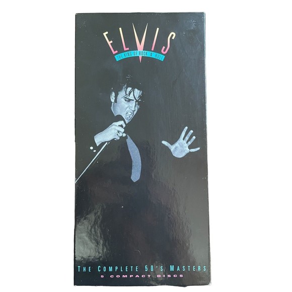 Elvis Presley The Complete 50's Masters 5 Disc Box Set RCA Record 1992 VG+ - Picture 1 of 3